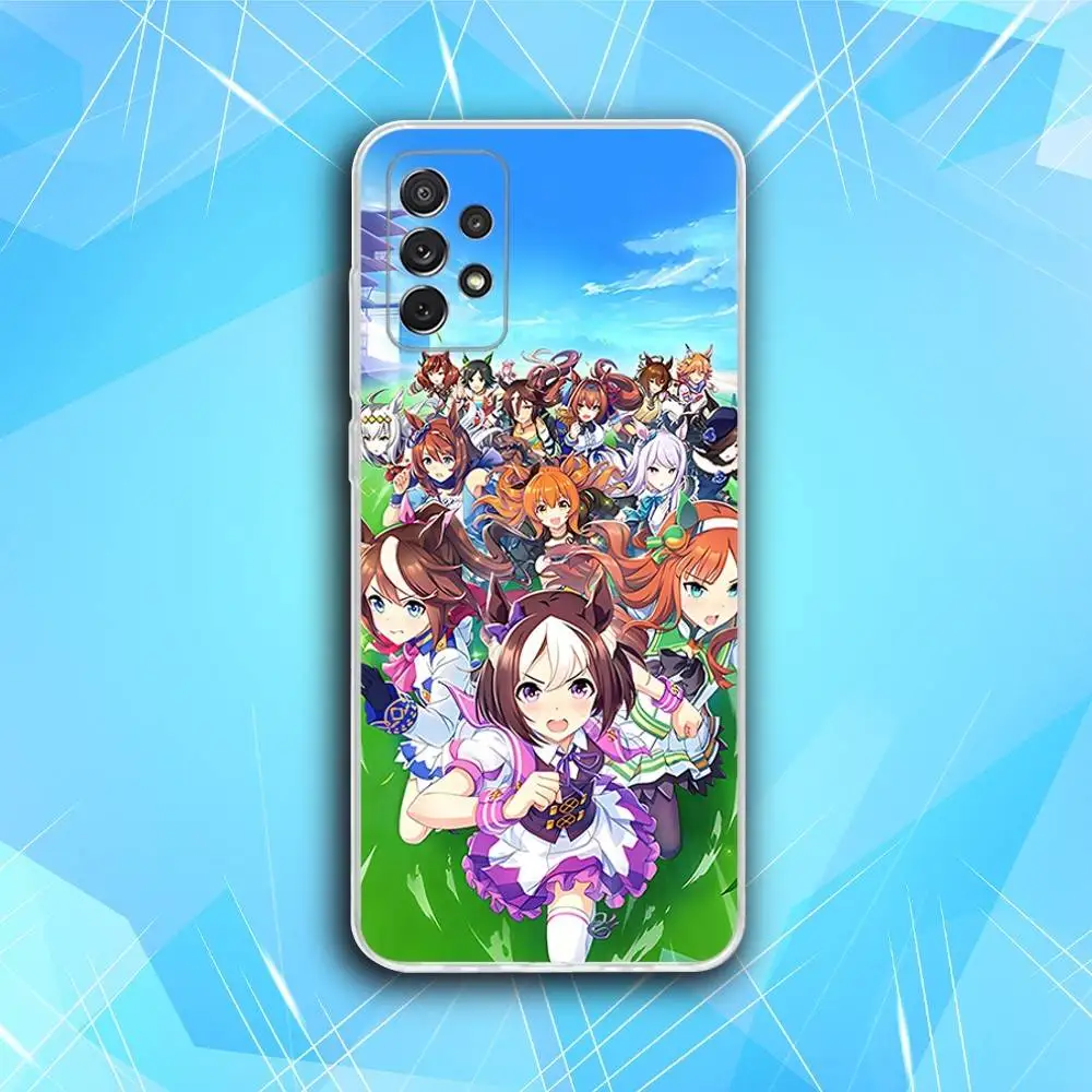 حافظة هاتف جميلة ديربي أوما موسومي لهاتف سامسونج S30,23,21,22,20، FE lite، S10،9،8،7 PIus Note20 Ultra شفافة #3