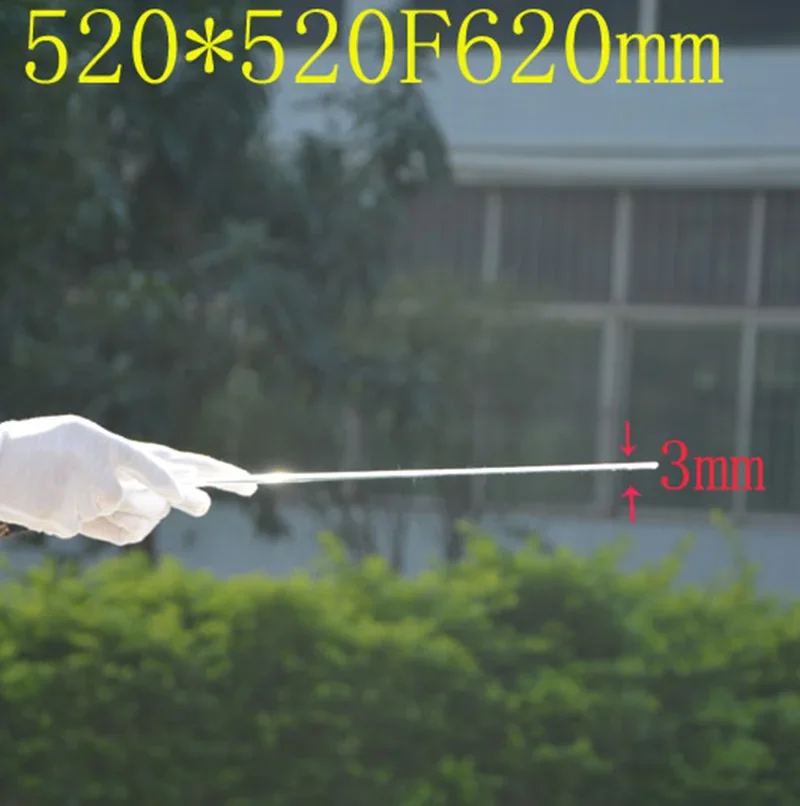 520 × 520 ミリメートル大pmmaプラスチック太陽エネルギーフレネルレンズ焦点距離 620 ミリメートルビッグフェイス拡大鏡レンズソーラーコンデンサーlentes