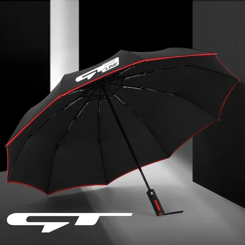 

Car Automatic Folding Windproof Sunshade Umbrella For KIA GT GT Line CARNIVAL K5 MOHAVE NIRO RIO SELTOS SPORTAGE Stinger Venga