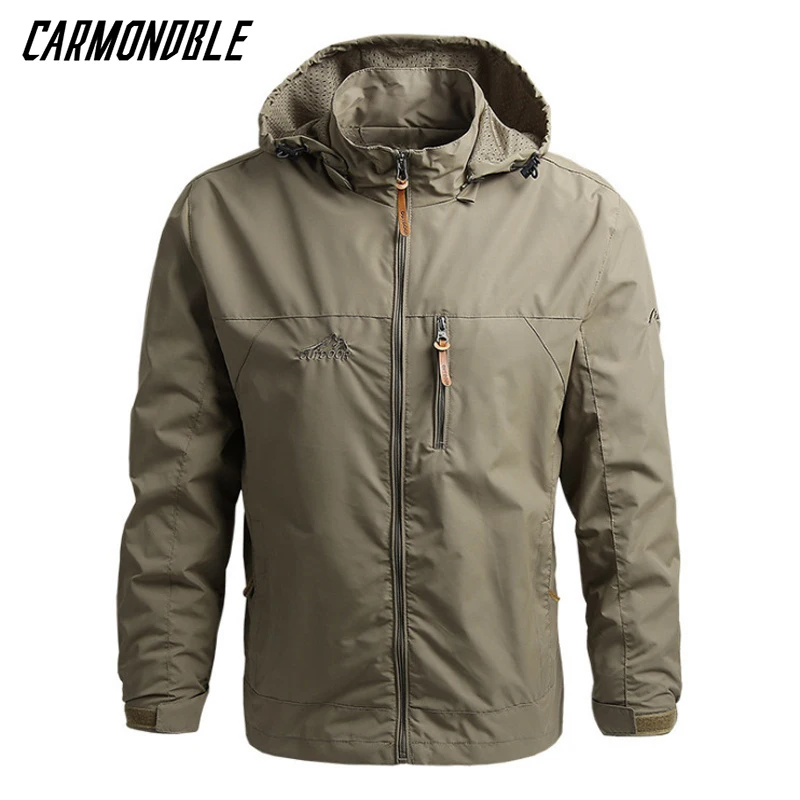 

CARMONDBLE Cycling Mountain Bike Jacket Breathable Motorcycle Windbreaker Outdoor Bicycle Coat Men's MTB Clothing Veste Homme
