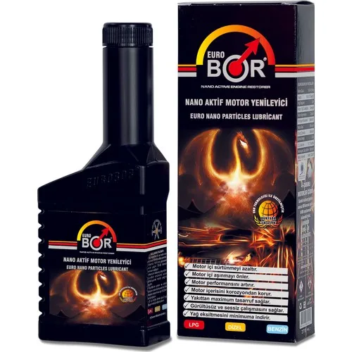 Euro Boron 375 Ml Nano Activated Motor Replenishing Repair Protective Oil Additive