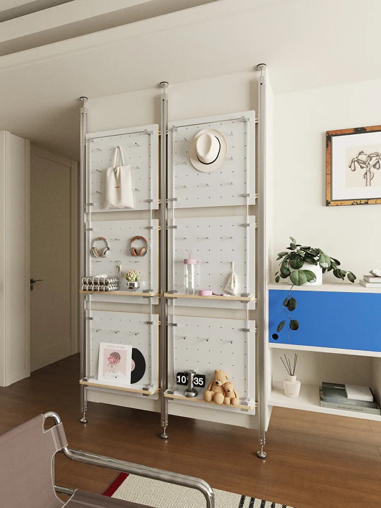 Aluminum profile rack, hole plate, ocean plate, top-notch, no punching, custom entrance, living room display rack