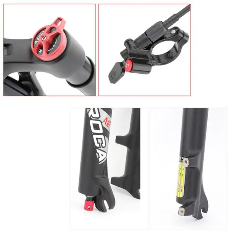 Mountain Bike Front Fork 26/27.5 Inch Pneumatic Shock Absorber Front Fork Air Fork Disc Brake Quick Disassembly Bicycle Fork