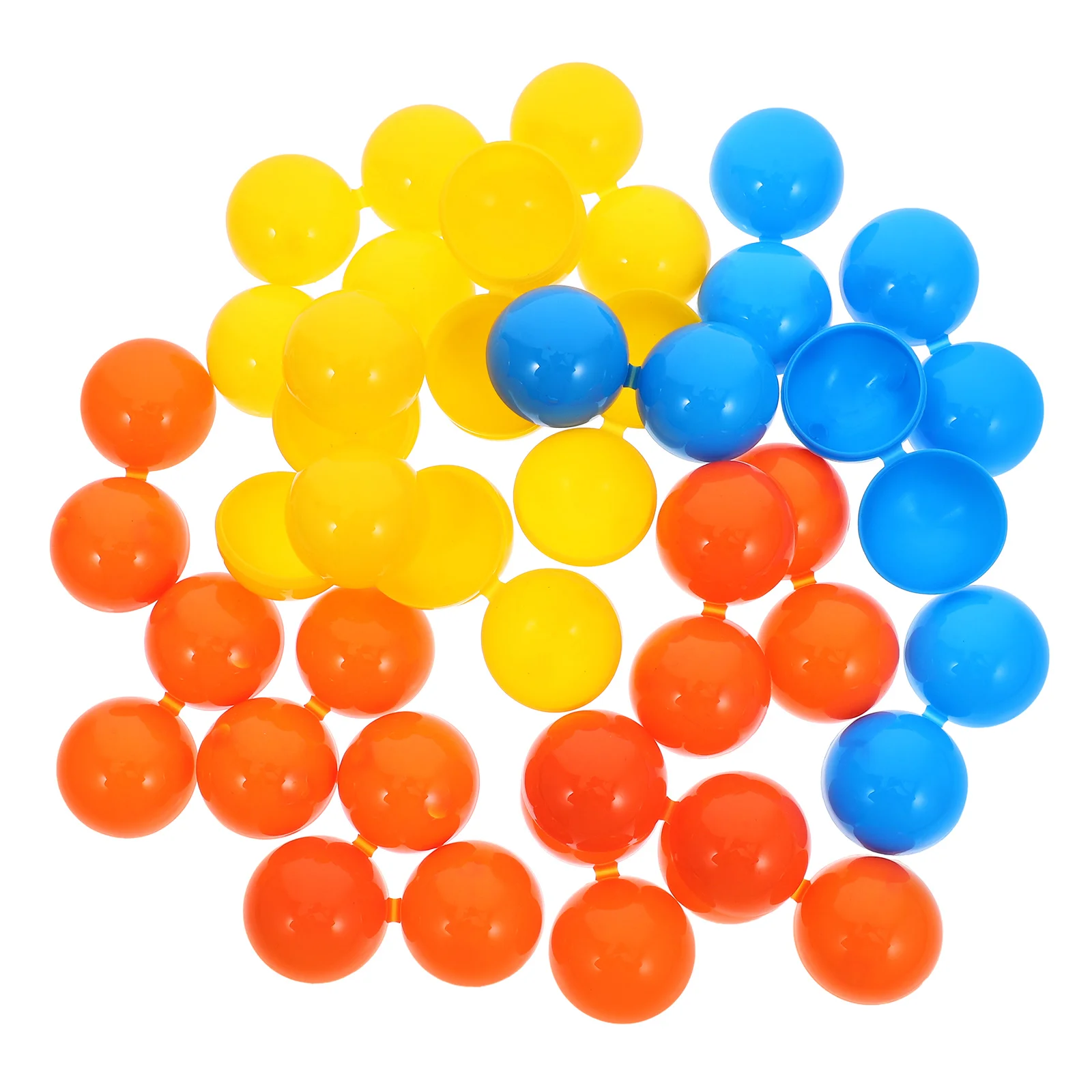 25 Pcs Lottery Ball Gumball Party Supplies Game Balls for Pingpong Raffle Drawing Entertainment Colorful Plastic Child Colored