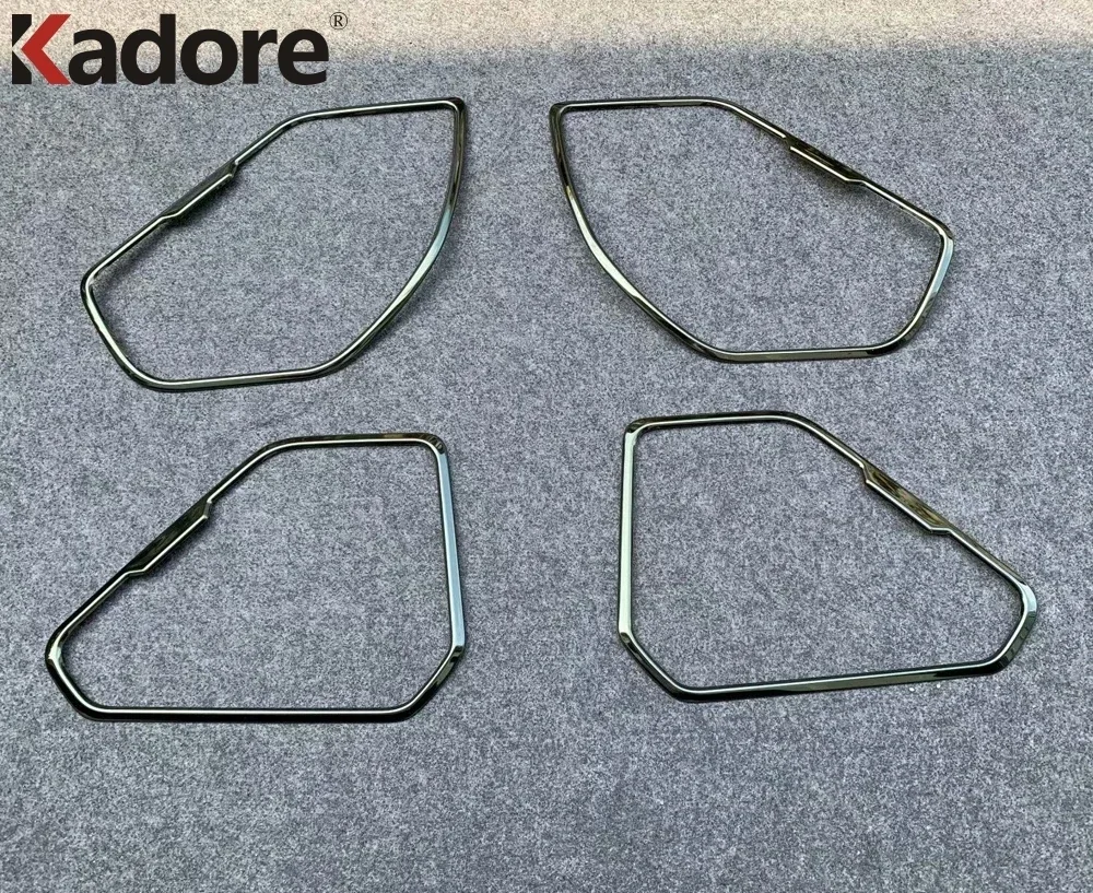 لتويوتا RAV4 RAV 4 2019 2020 2021 2022 2023 2024 الباب الداخلي مكبر صوت ستيريو الصوت حلقة غطاء الكسوة إطار الصوت اكسسوارات السيارات