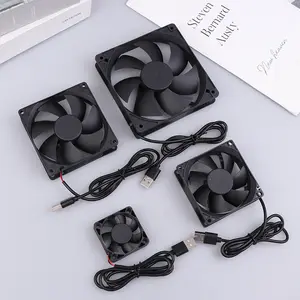 5V Brushless Cooling Fan USB Router Fan Computer Case TV Box Cooling Case 50mm 80mm 90mm 120mm PC DIY Cooler Desktop Fan