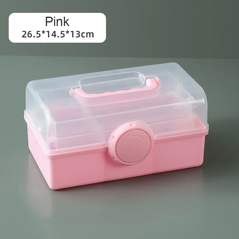 57 flaschen Drei-schicht Multifunktionale Diamant Malerei Koffer Container Kosmetik Tragbare Lagerung Box Werkzeuge Tablett Zubehör – Detail 10
