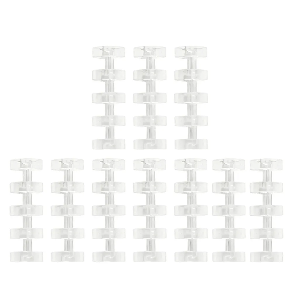 10 قطعة مجموعة حلقات الموثق بخمسة فتحات قسط فضفاض ورقة الموثق سطح أملس مجزأة ملف كليب ل مذكرة الايداع القرطاسية الإبداعية #6