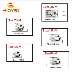 【10PCS】Mouse Encoder 5MM 7MM 9MM 11MM 13MM Rolling Switch Roller Encoder 5H 7H 9H 11H 13H Mouse Navigation Mouse Connector