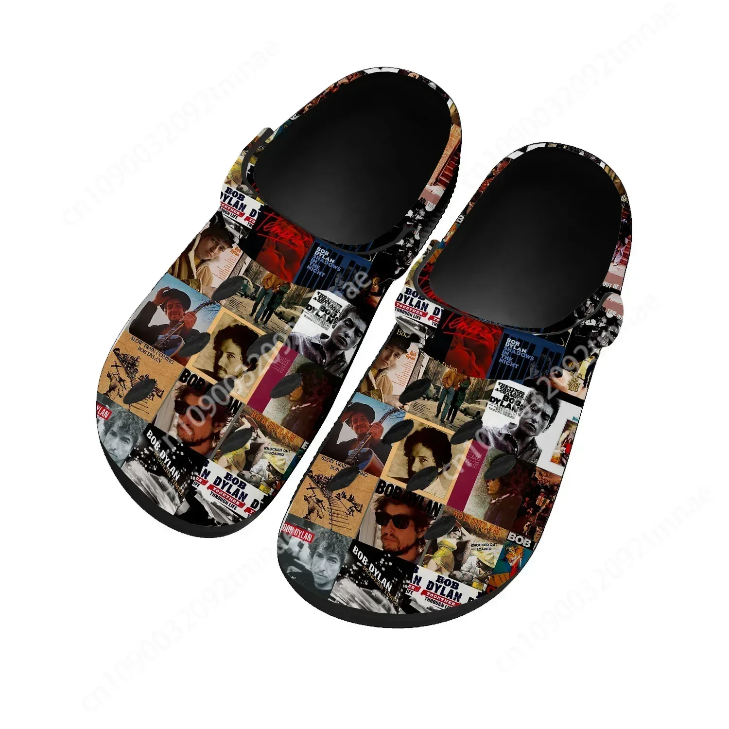 Bob Dylan Rock Singer Songwriter Home zoccoli scarpe da acqua personalizzate scarpe da uomo per adolescenti da donna zoccoli pantofole traspiranti con foro da spiaggia