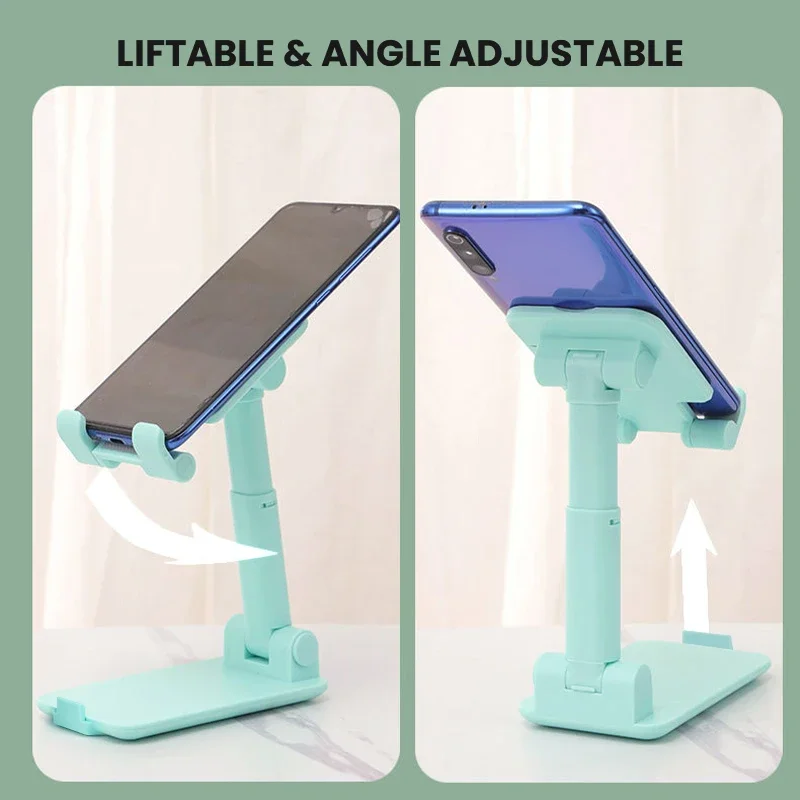 Desktop Phone Holder Stand Mobile Phone Support Adjustable Angle Height Cell Phone Stand Universal for All Smart Phones