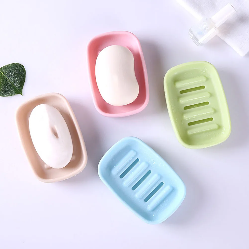 

6pcs Portable Box Leak-Proof Sturdy Lightweight Travel Soap Container For Bathroom Camping Gym Home Soap Storage Holder