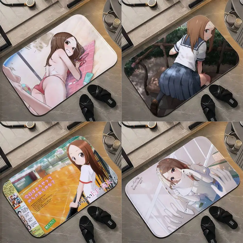 

Takagi Teasing MasterS Floor Mat Printed Large Carpets Room And Bedroom Carpets Bathroom Anti Slip Door MATS Small Carpets