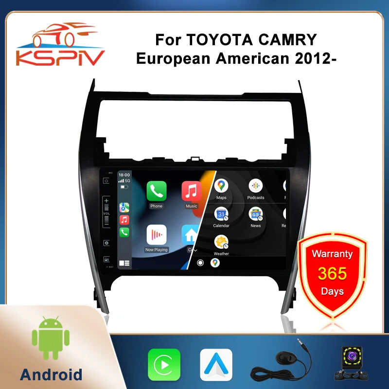 

10Inch Android Car Radio GPS Navigation for TOYOTA CAMRY European American 2012- Multimedia DVD Player Auto Radio Stereo CarPlay