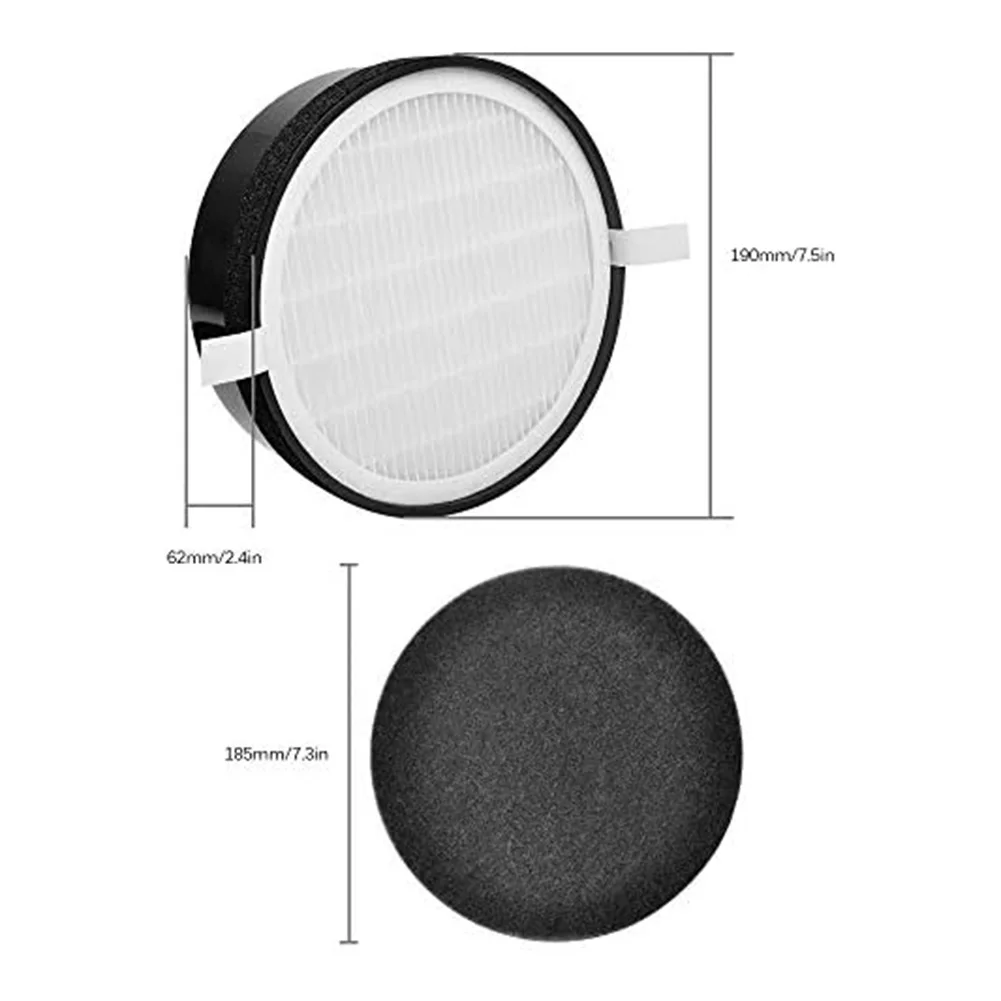 For LV-H132 Air Cleaner High-efficiency Air Filter HEPA Activated Carbon Filter As Shown In The Figure 3-in-1 Filtration System