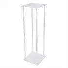 Centerpiece Wedding Decoration Modern Tall Vase Elegant Crystal Acrylic Flower Stand Tabletop Display Rack Floral Backdrop Clear