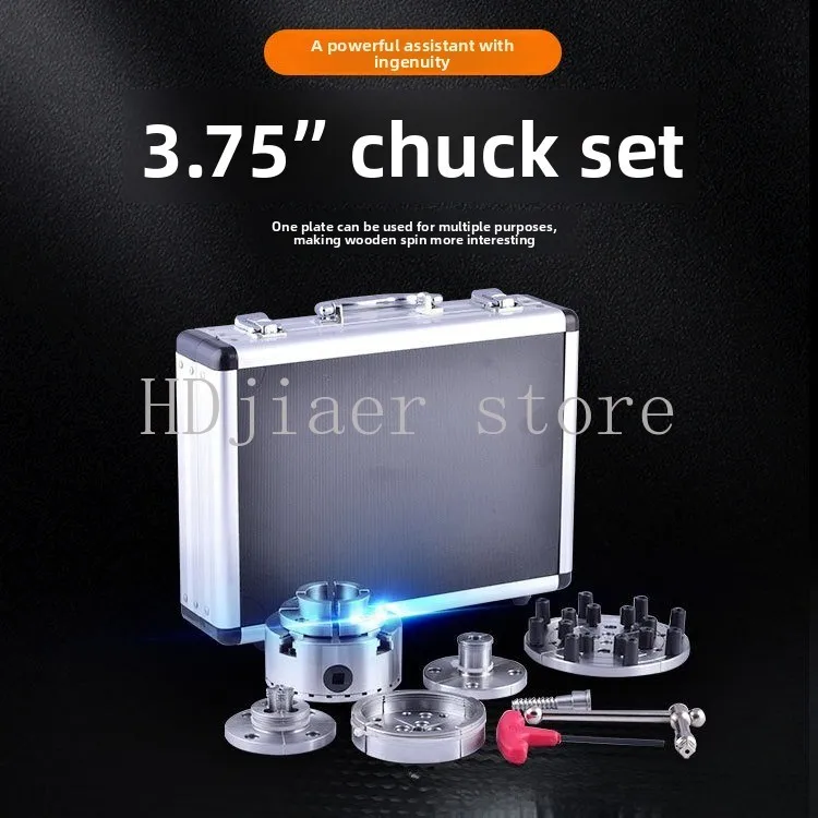 

4-Jaw self-centering chuck woodworking lathe accessory 3.75 inch bevel gear set chuck woodworking chuck