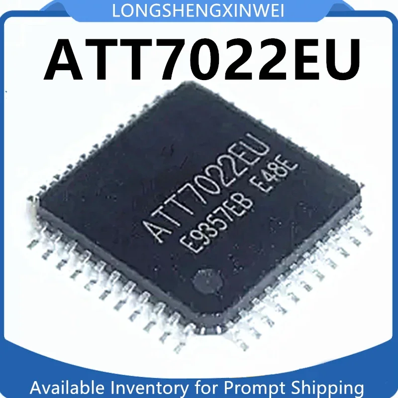 1PCS ATT7022EU ATT7022E QFP-44 New Original Three-phase Meter Metering IC Electric Energy Metering Chip