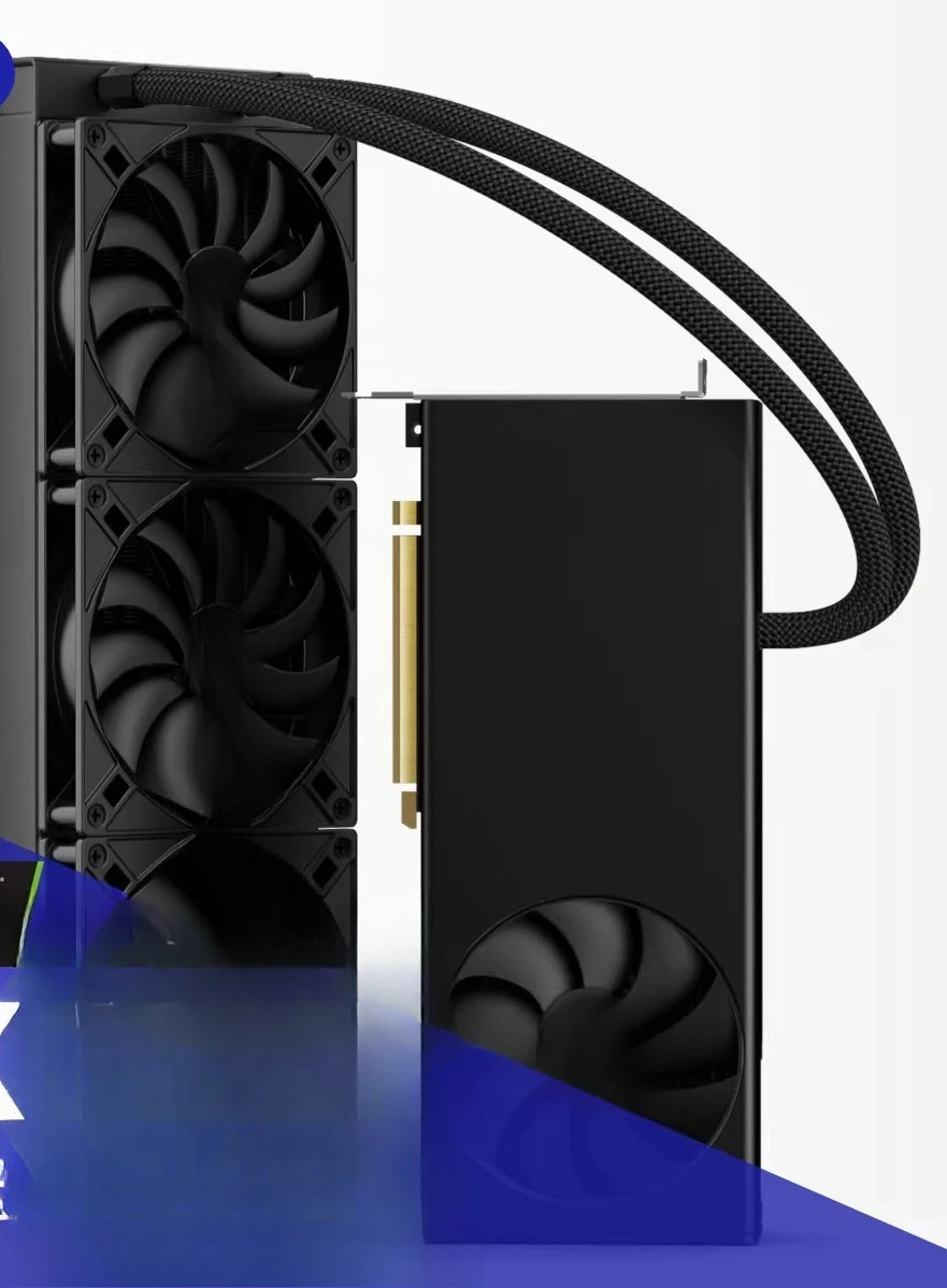 Professional grade 5090-32G turbine water cooling upgrade graphics card high temperature cooling noise cooling radiator