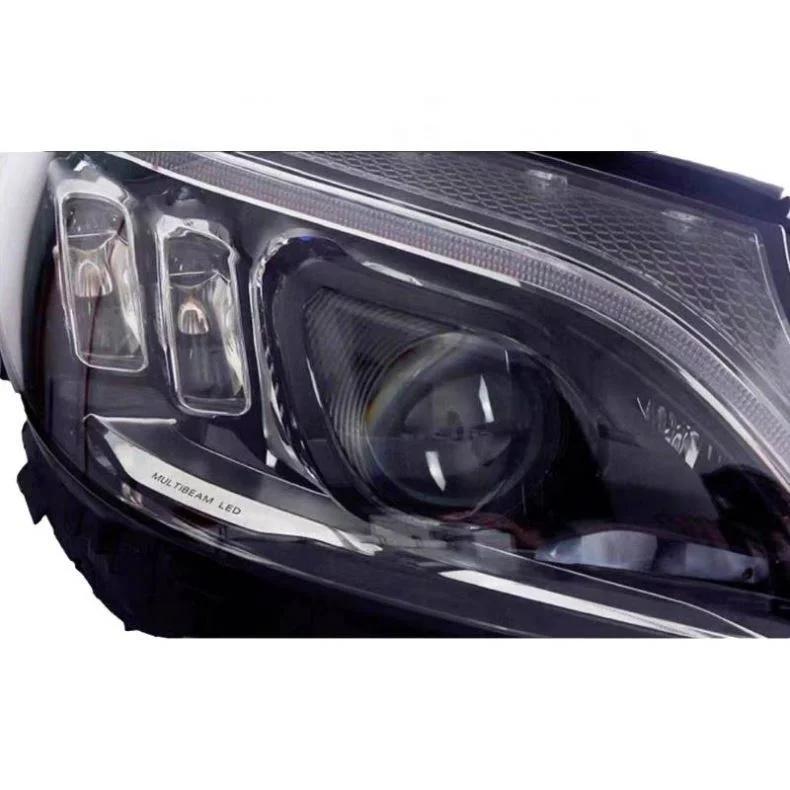 For upgrade To Full LED Headlamp With Dynamic And With A Touch Of Blue For Mercedes Benz C Class W205 Head Lamp 2015-2021