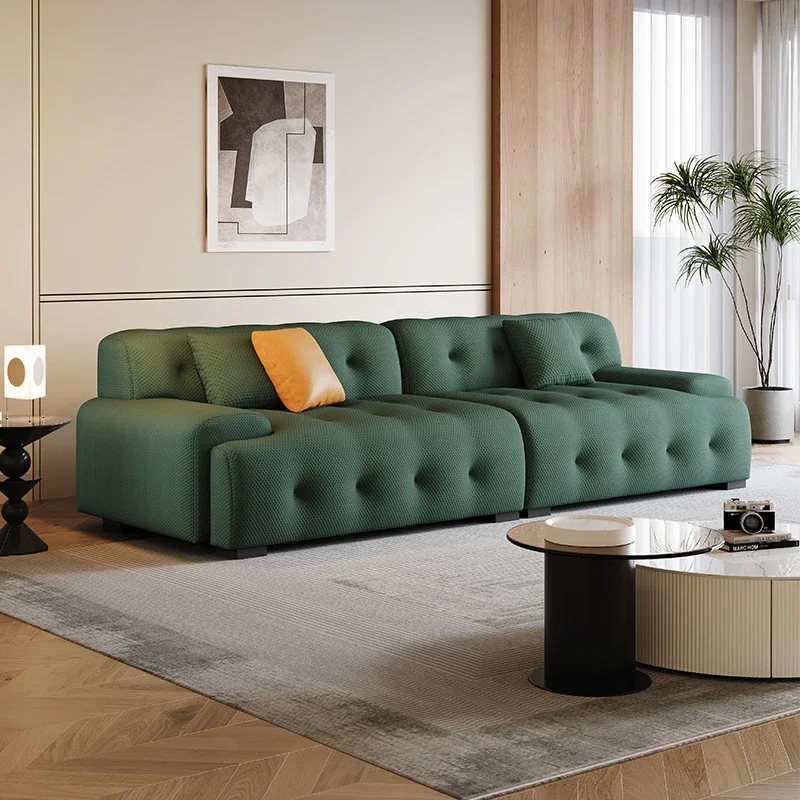 Divano in tessuto nero