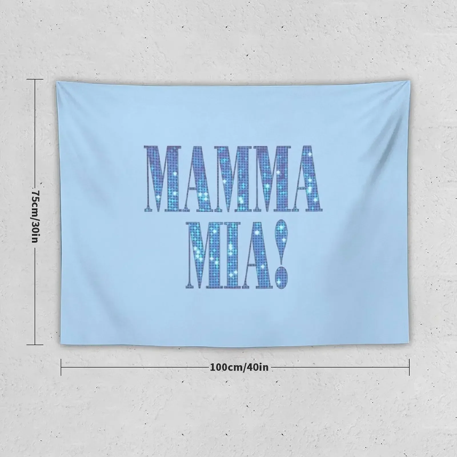 Mamma Mia -disco- Tapestry Outdoor Decor Hanging Wall Tapestry