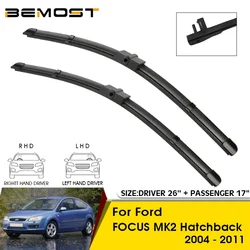 Car Wiper Blades For Ford FOCUS MK2 Hatchback 2004-2011 Windshield Windscreen Front Window Blades 26