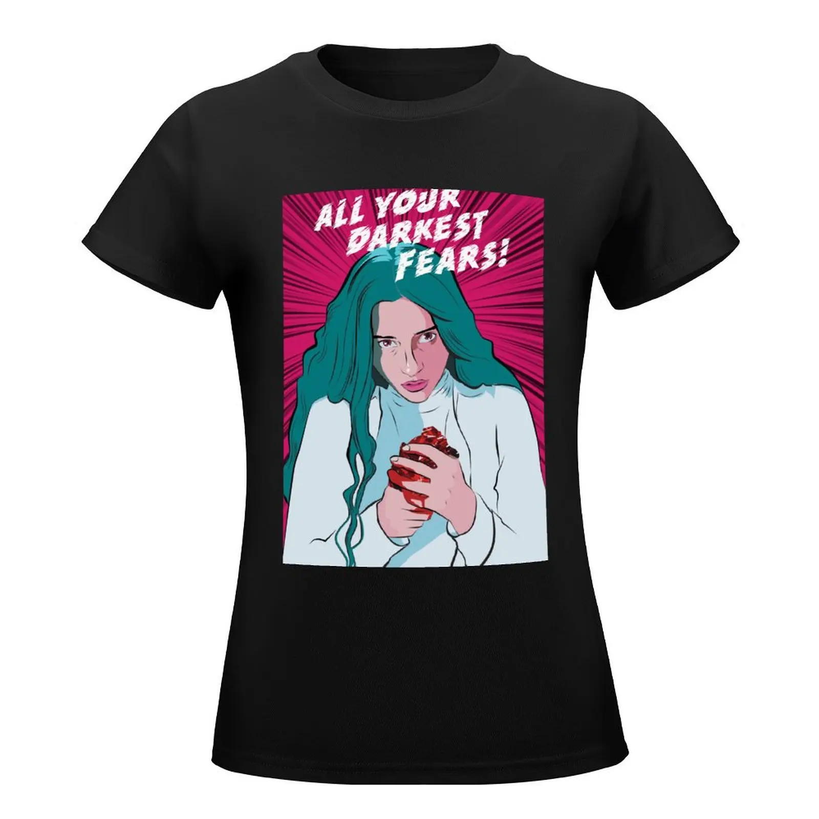 All Your Darkest Fears T-Shirt oversized tees tops Women