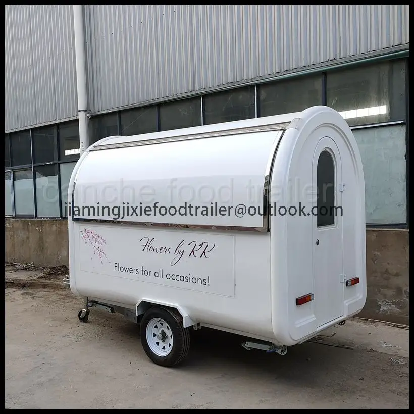 

Популярный передвижной кофейный фургон-прицеп для продажи еды
