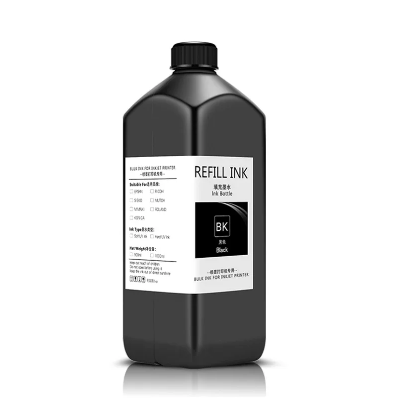 500ML UV DTF Ink and Varnish for UV DTF Film A B for Epson XP600 TX800 1390 L800 L1800 L805