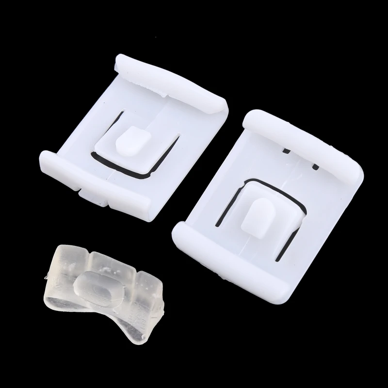 2 Set 6 Piece Suit for Seat Buckle Clip Runner Guide For V.for GOLF MK1 MK2 MK3 White Plastic Drop Shipping