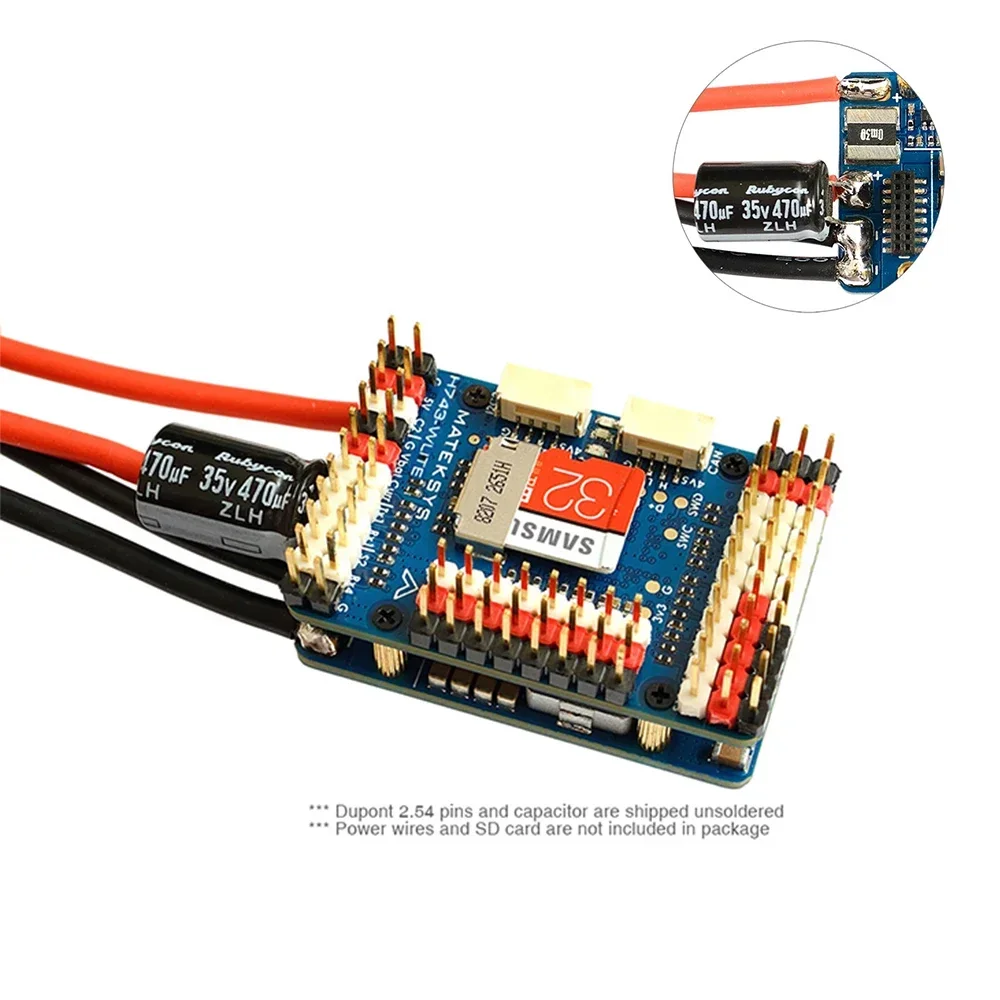 Matek H743-WLITE ICM42688-P ardupilot inav controlador de vôo osd at7456e 2-6s 20mm para fpv multirotor avião drone de asa fixa