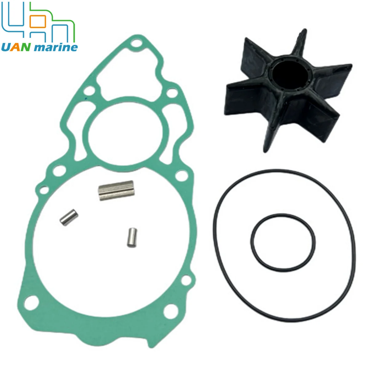 6AW-W0078-00 Outboard Impeller Repair Kit For Yamaha 4 Stroke 300 350 hp F300 LF300 2007-09 F350 LF350 (2007-19) 6AW-44352-00