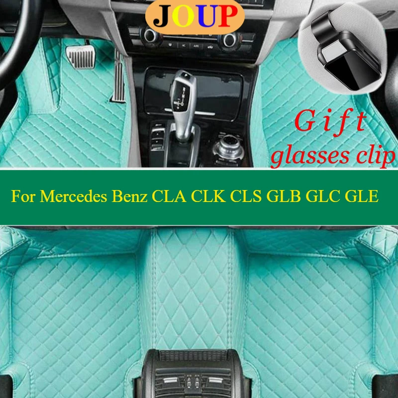 

For Mercedes Benz ESQ SUV S213 W212 A207 GLB GLC GLE Car Floor Mats Custom All Weather Carpets Covers Left /Right Hand Drive