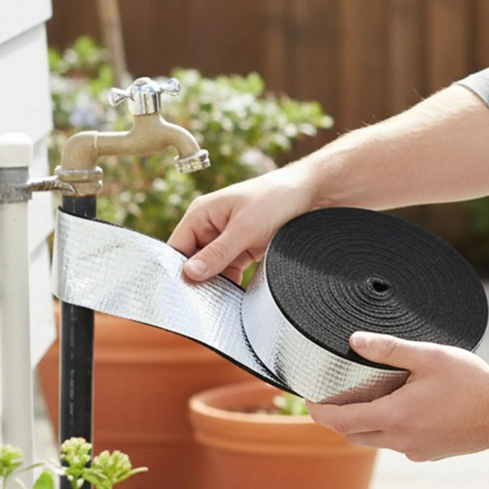 الشتاء خط أنابيب شريط عازل في الهواء الطلق رغوة احباط الحماية من الحرائق مقاوم للماء الدفء تجميد أشرطة أنابيب ذاتية اللصق الأكمام