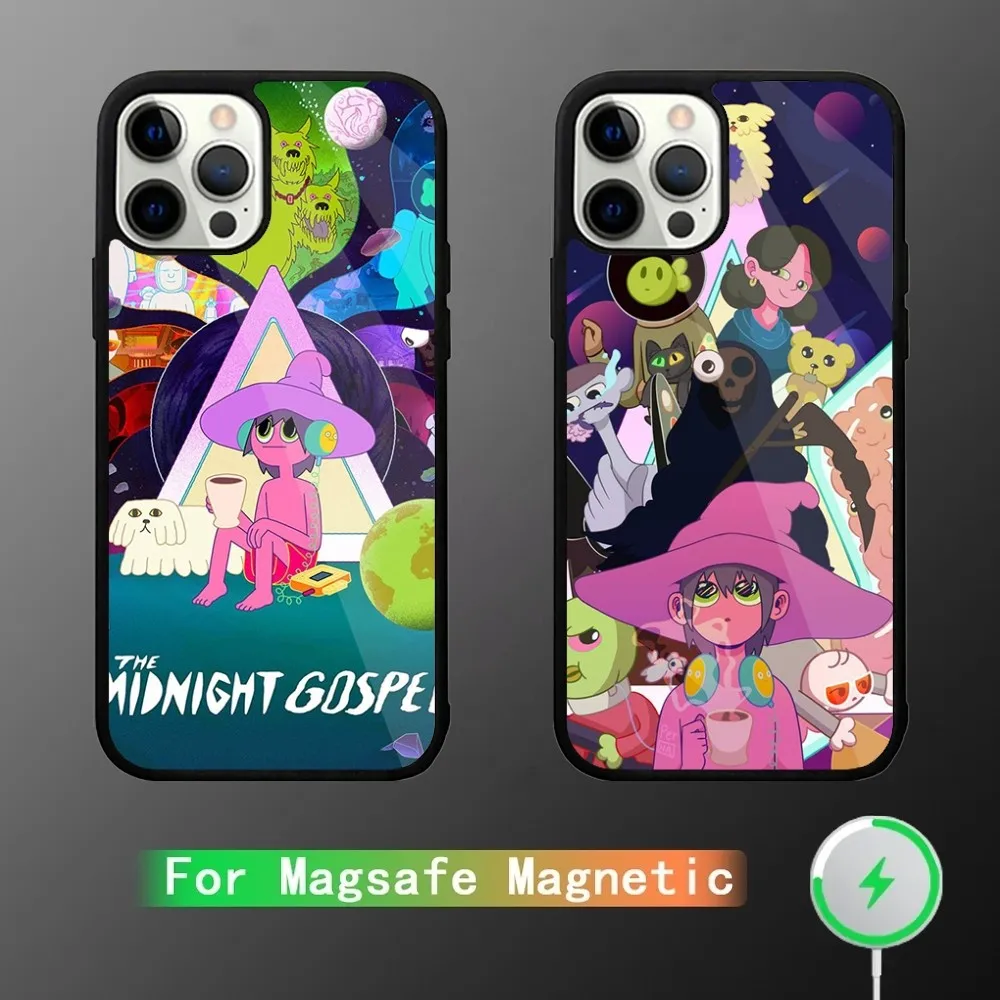 

The Midnight Gospel Movie Phone Case For iPhone 15,14,13,12,11,Plus,Pro,Max Mini Magsafe Magnetic Wireless Charging