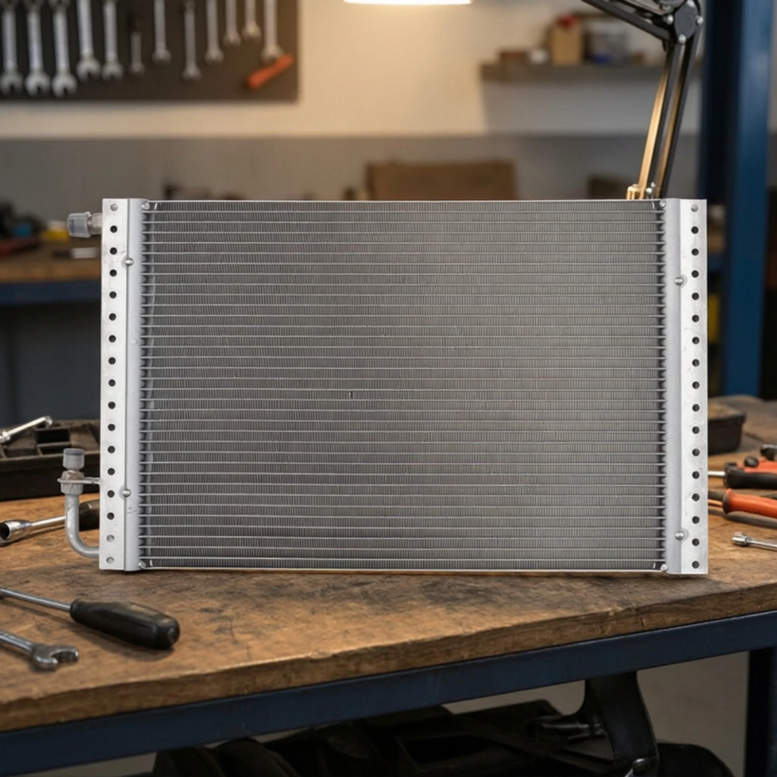 350 Mm Wide Vehicle Air Conditioning Condenser Space-Efficient Heat Exchanger for Repair Shops