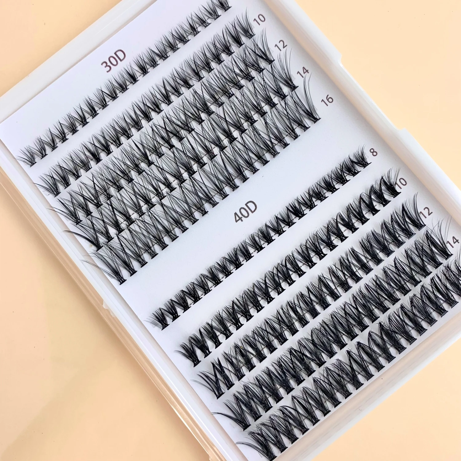 

Cluster Lashes Mixed Tray Individual Lashes 3D Mink Lash Cluster False Eyelashes Extension 30D 40D 50D Cluster Lashes