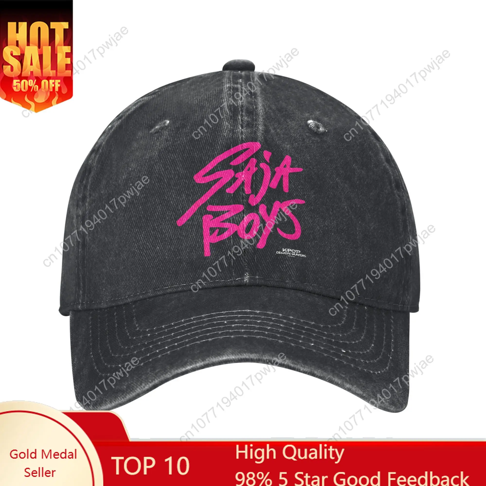 

K Pop Demon Hunters Saja Boy Casual Baseball Cap Summer Trucker Hat Adjustable Kpop Rock Snapback Cap Unisex Baseball Caps