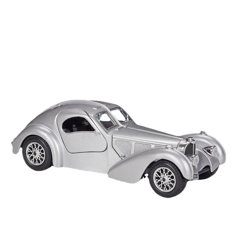 Bburago 1:24 1936 Bugatti Atlantic Vintage car High Simulation Alloy Diecast Metal Toy Car Model Collection kids Gifts B603