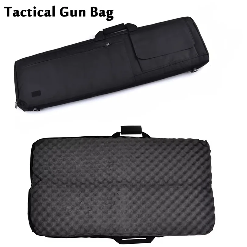 85cm / 100cm Tactical Hunting Gun Bag Airsoft Paintball Gun Case Shoulder Bag With Protective Lining Wholesale