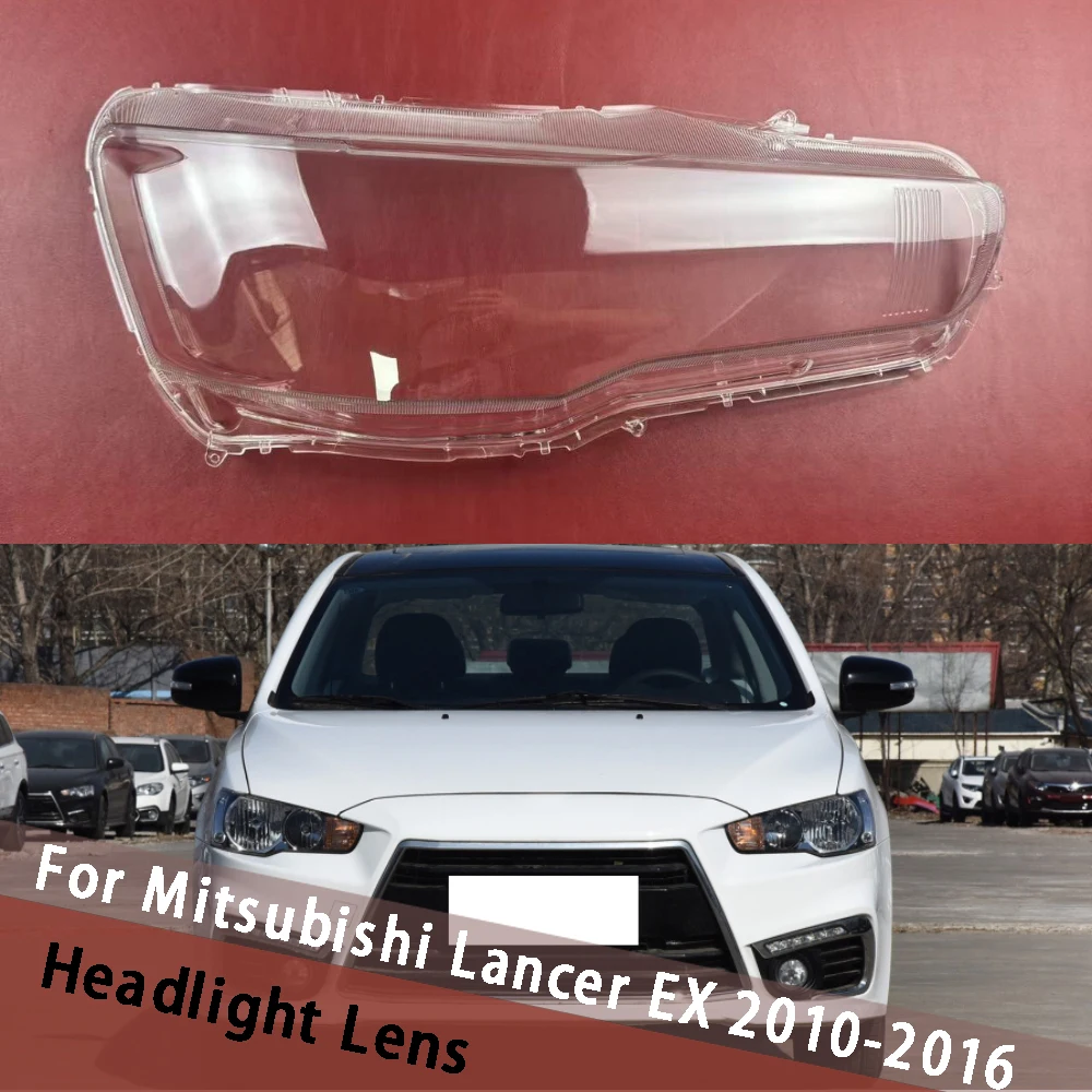 

Для Mitsubishi Lancer EX 2010 ~ 2016 крышка передней фары прозрачный абажур корпус фары из плексигласа замена оригинальных линз