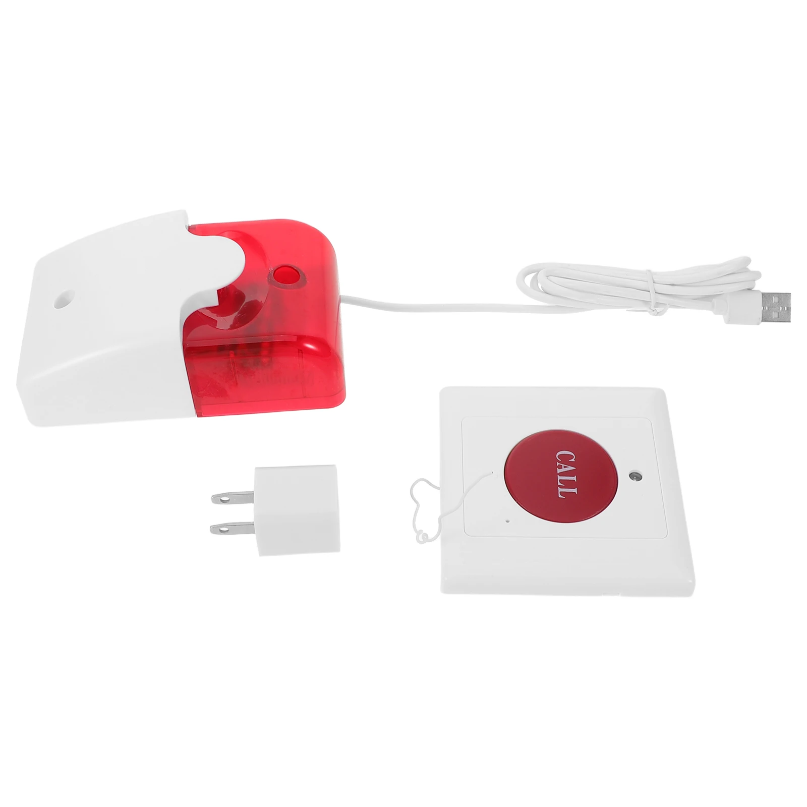 Wireless Alarm Button For Elderly Emergency Alert Device Dual Audiovisual Signal System Fall