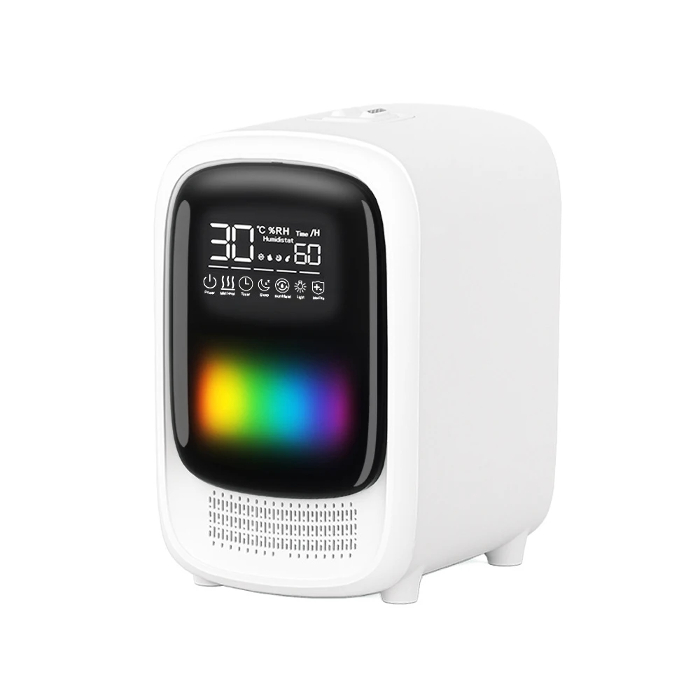 

Бытовой прибор: Музыкальный увлажнитель воздуха с Bluetooth, большой емкостью 3,5 л, цветной подсветкой, большим объемом распыления и функцией ароматерапии.