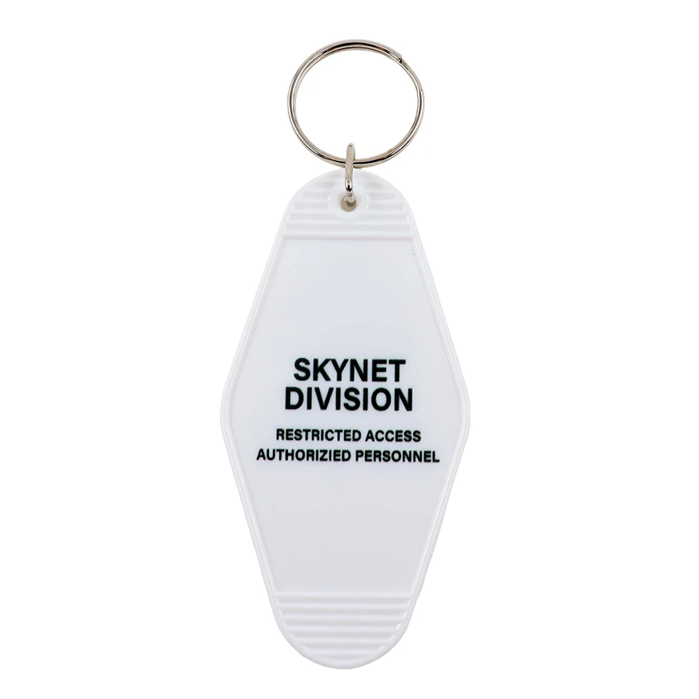 Cybeerdyne Global Defence T-1000 المفاتيح Sunnyvale كاليفورنيا كيرينغ الخيال العلمي فيلم مستوحاة موتيل مفتاح العلامة الملحقات المجموعة