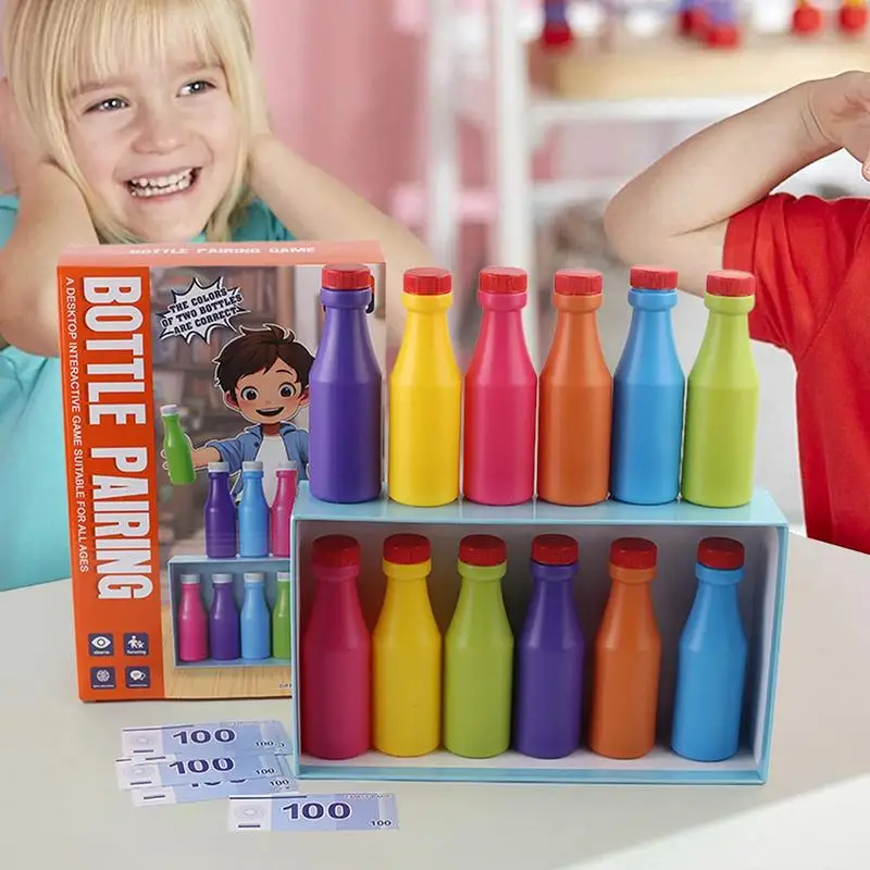 Fun Games For Family Parties Bottle Color Game Interactive Play Fun Toy Groups Engagement For Kids Adults Enjoy Outdoor Night