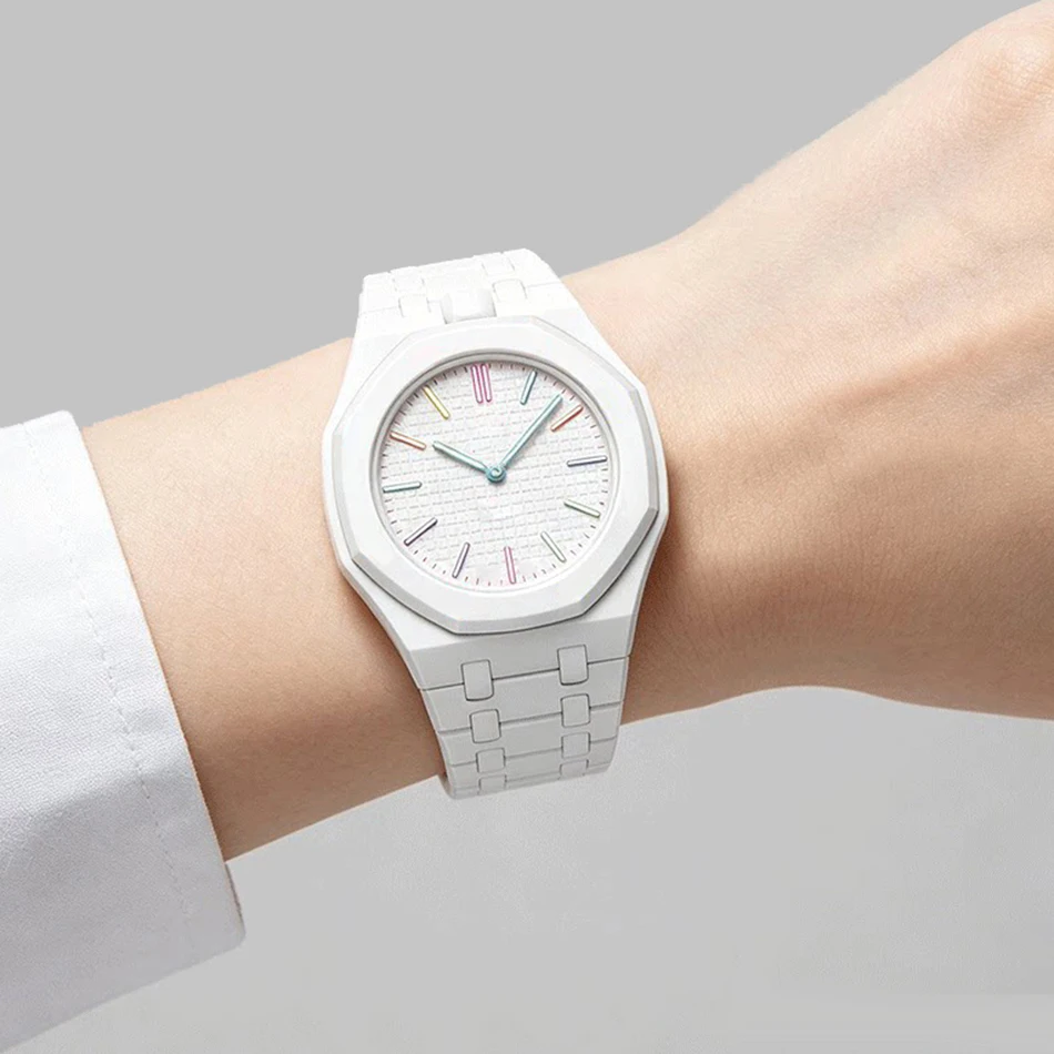 Modny ceramiczny pasek do zegarka Swatch X AP Royal POP, zestaw do modyfikacji bioceramiki, pasek, etui, adapter do akcesoriów zegarków na rękę. — zdjęcie produktu 3