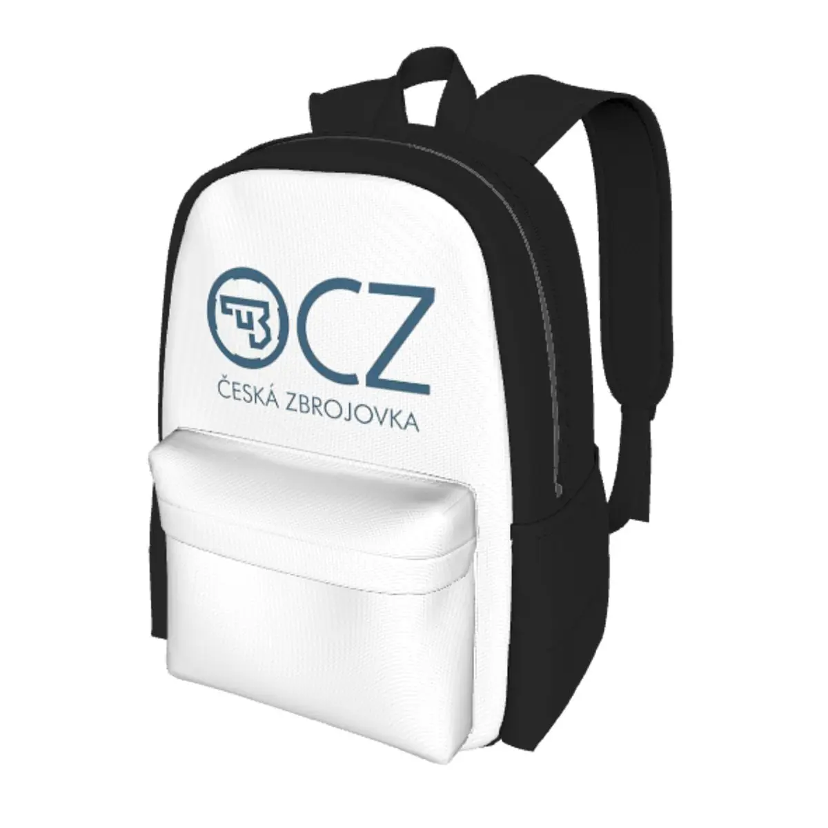 

White CZ Guns Logo Student Backpack School Bag Hiking Travel Daypack for Men Women Bookbag Shoulder Bags
