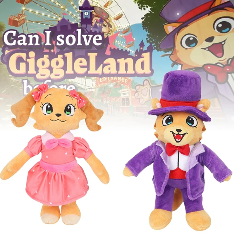 

Anime Giggleland Plush Toys Elliot Ella Rabbit Stuffed Doll Horror Game Plushie Pillow Room Decoration Birthday Christmas Gifts
