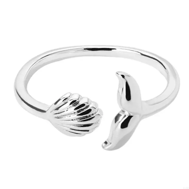Anéis datação e15e anéis abertos anéis dedo ajustáveis ​​Tail cauda cauda cauda capa cobre, adequada para e